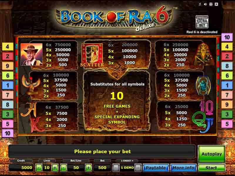 Simvol Book of Ra deluxe 6